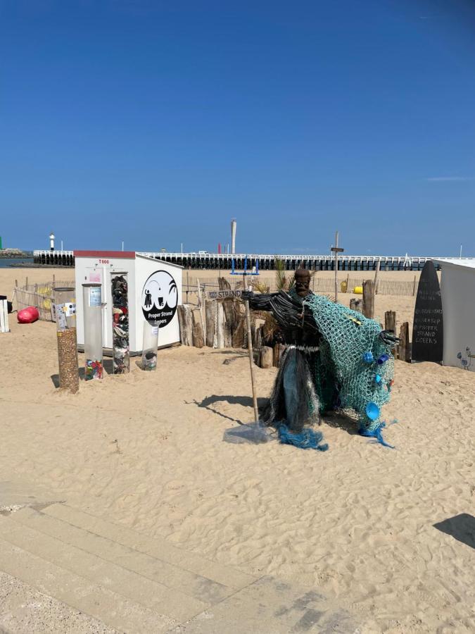 Gezellige Studio 1 Slaapkamer, 3Pers,Strand,Zee 50M Oostende Dış mekan fotoğraf